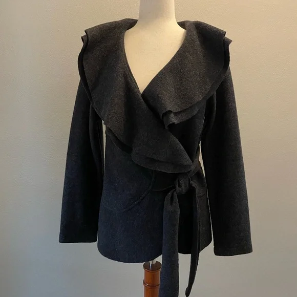 Katherine Barclay Charcoal Gray Cardigan - Picture 1 of 4